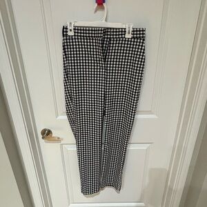 Zara Monochrome Checkered Trousers